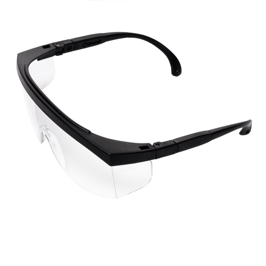 Radians Shark Safety Glass Colored Frame Clear Lens