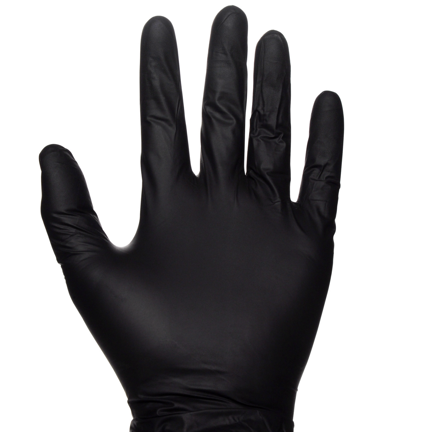 Black Nitrile Exam Gloves Pair in Recloseable Bag