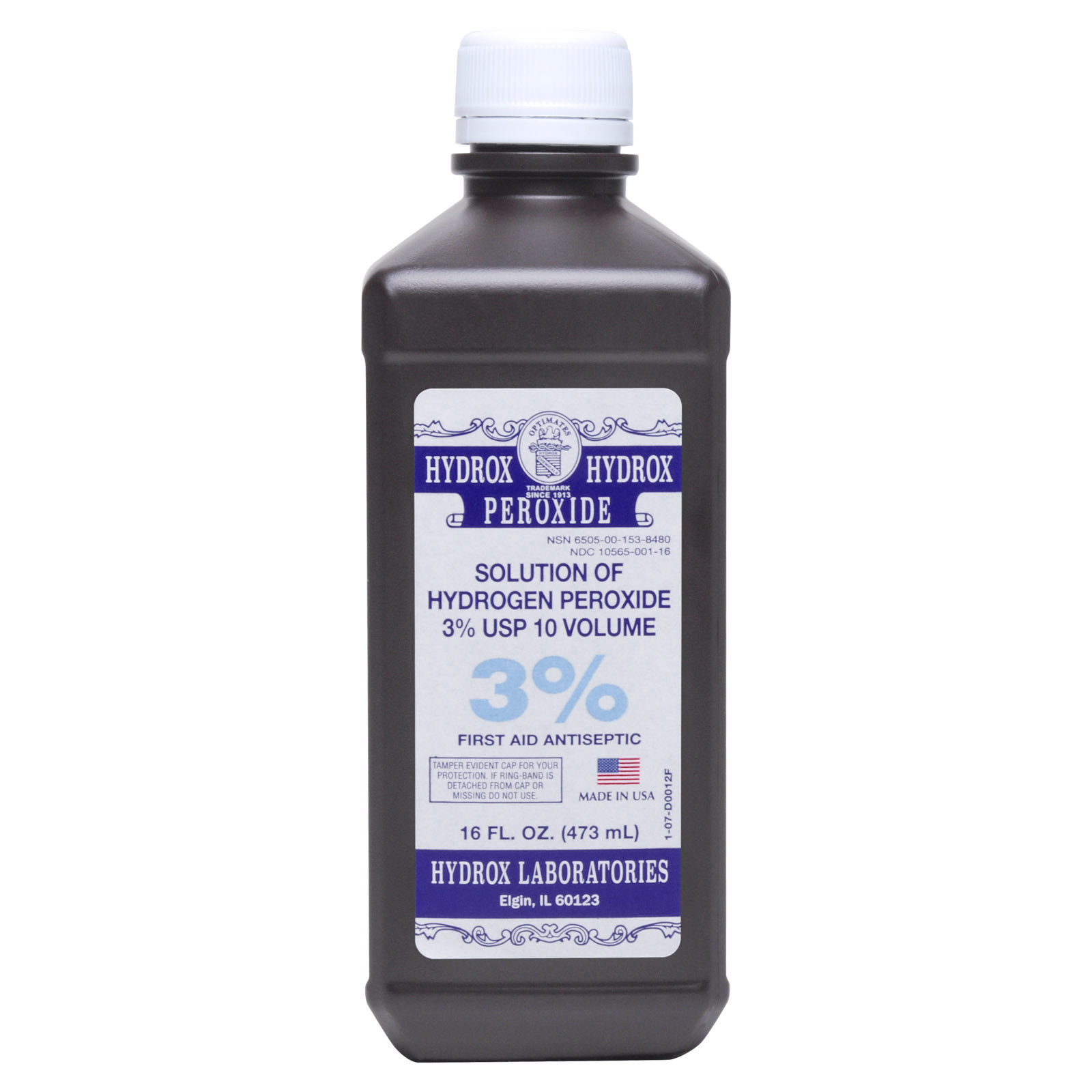 Hydrogen Peroxide Antiseptic Solution 16 Oz