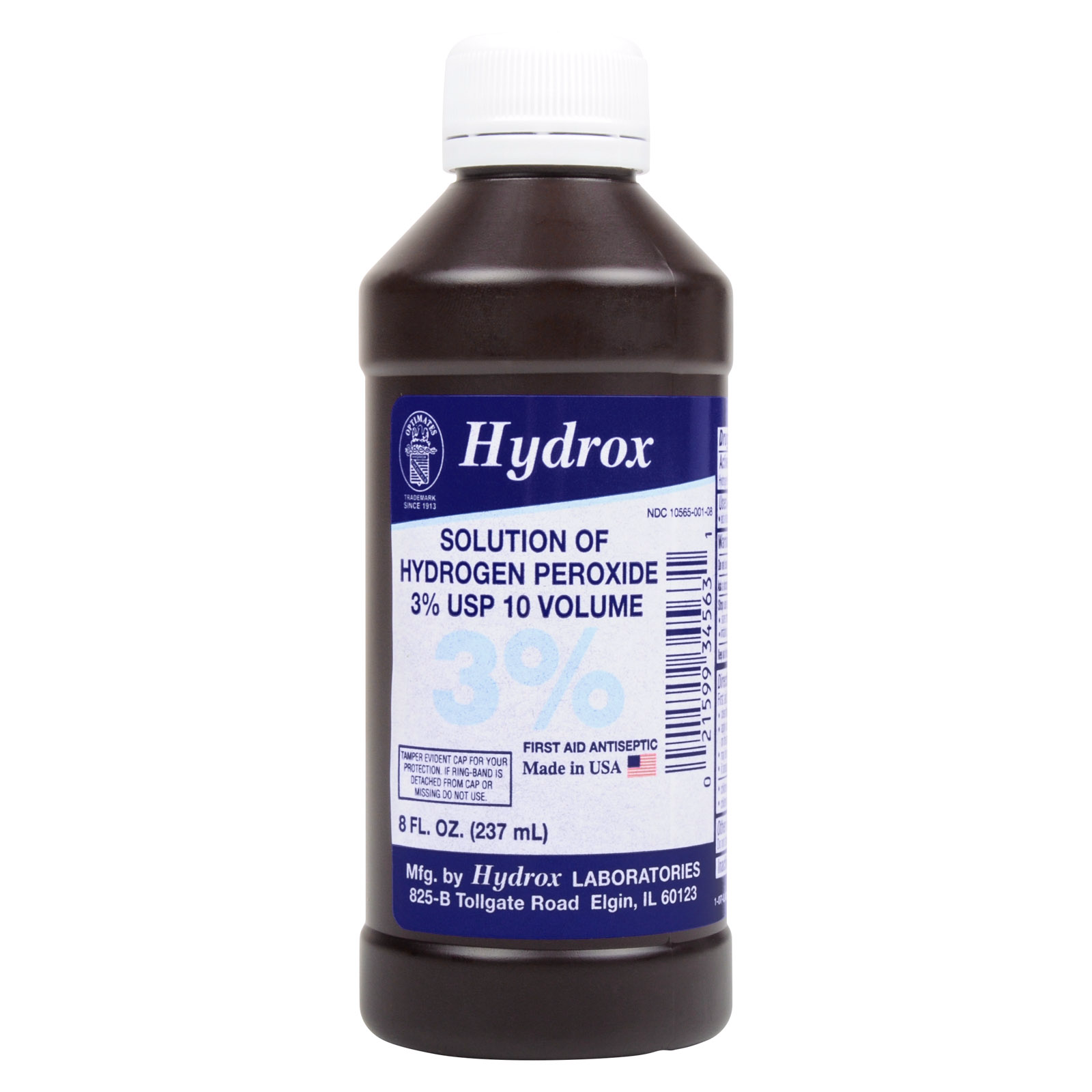Hydrogen Peroxide Antiseptic Solution 8 Oz
