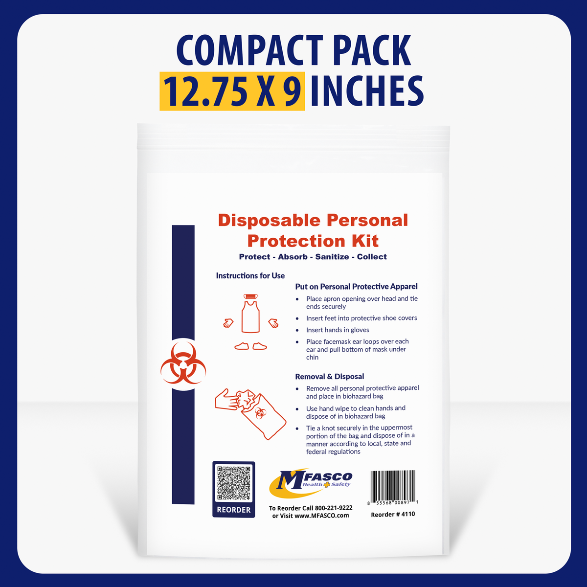 Personal Protection Kit With Apron | MFASCO Health & Safety Personal Protection Kit With Apron | MFASCO Health & Safety