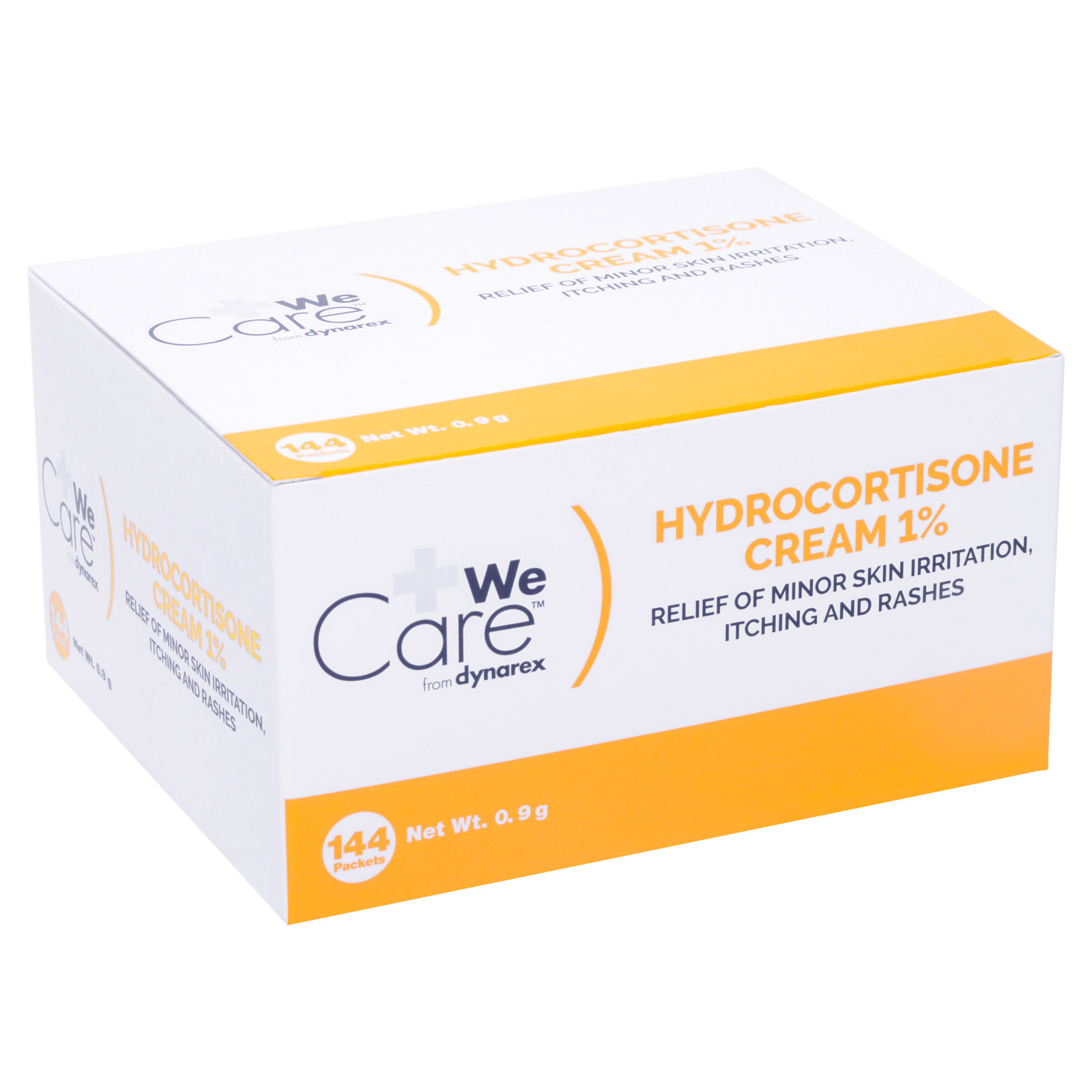 Hydrocortisone Cream Packets Dynarex (144/Bx)