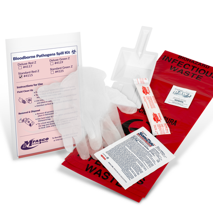 Biohazard Fluid Clean Up Kit W/Red Z