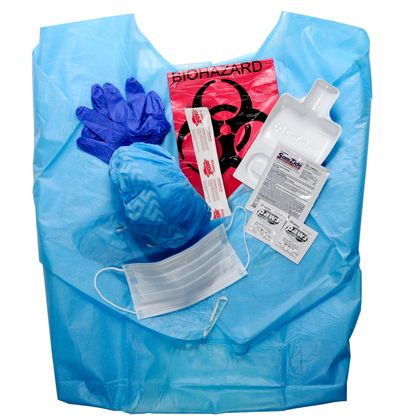 Biohazard Cleanup & Protection Combo Kit