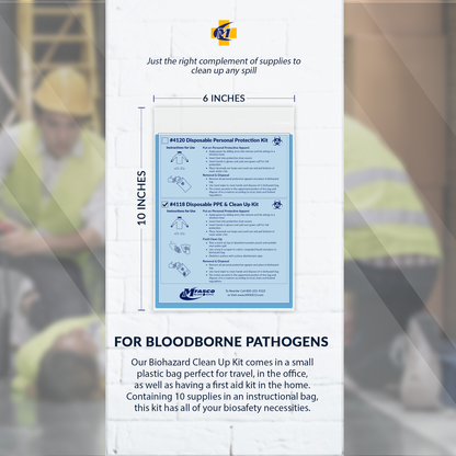 Biohazard Cleanup & Protection Combo Kit