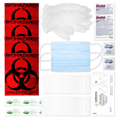 Bloodborne Pathogens Safety Kit Plastic