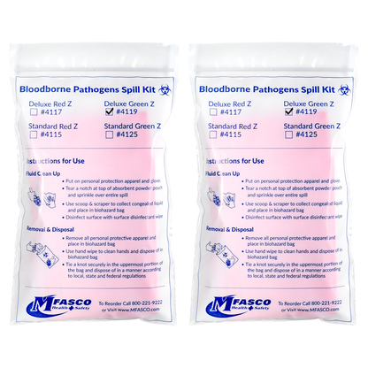 Bloodborne Pathogens Safety Kit Plastic