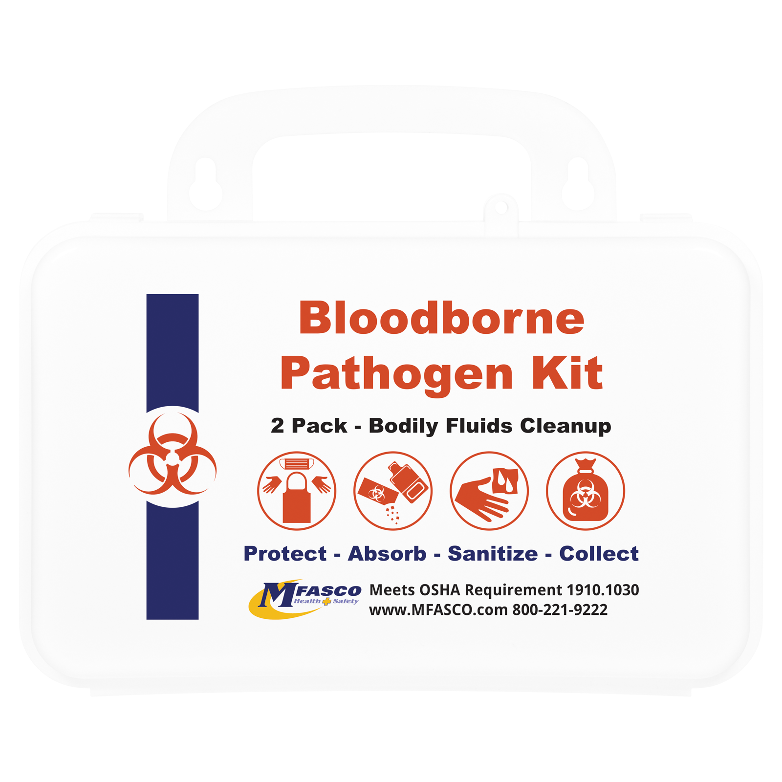 Bloodborne Pathogens Safety Kit Plastic