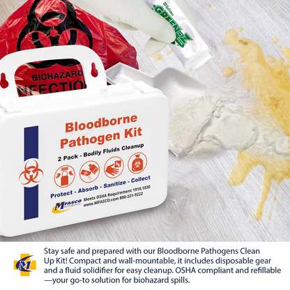 Bloodborne Pathogens Safety Kit Plastic
