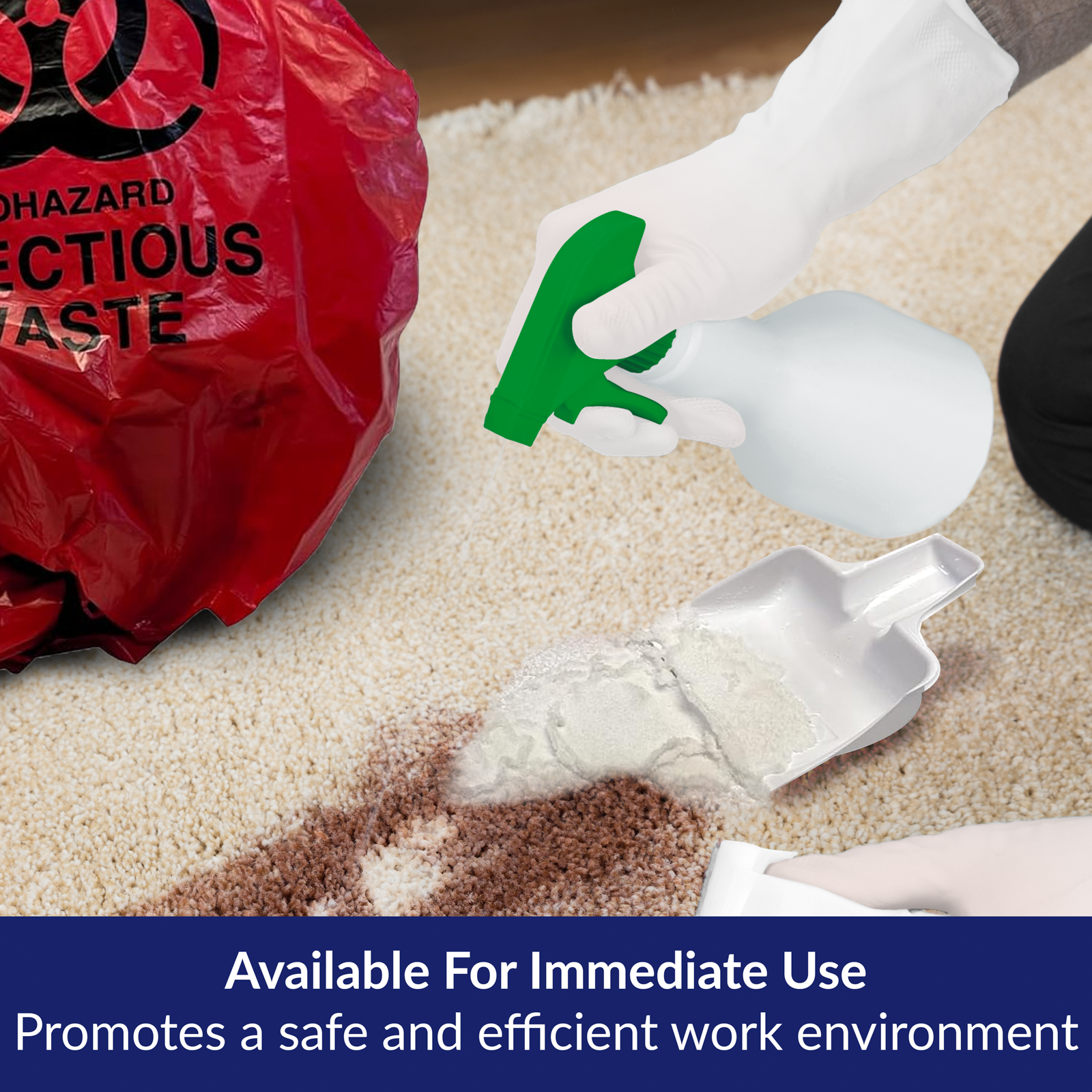 Blood Borne Pathogens Clean Up Kit Plastic Case Single