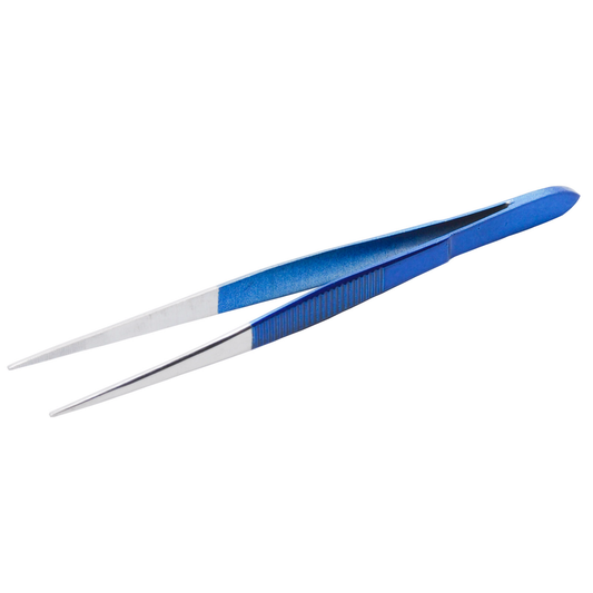 Royal Blue Splinter Forcep Tweezers 4.5'' Each