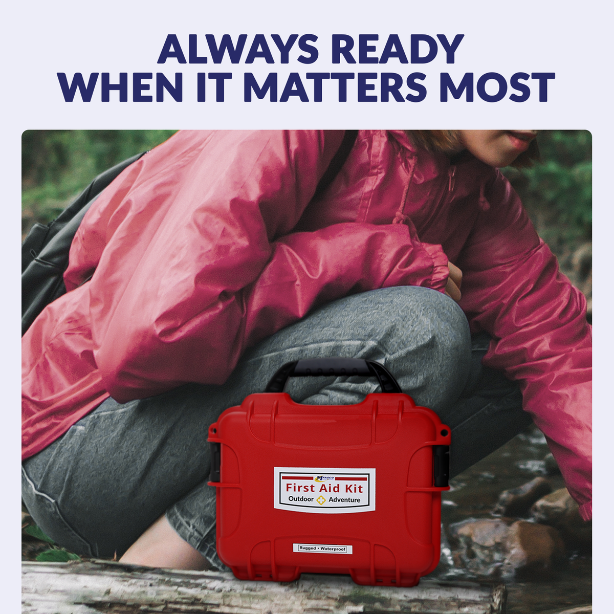 Outdoor Emergency Kit W/WaterProof Case #904