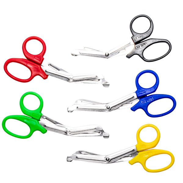 thumbnail image 2 of 100-Pack Lightweight 5.5" Bandage Scissors – 12 Colors, Paramedic / Emergency Medical By Surginstruments 2 of 2