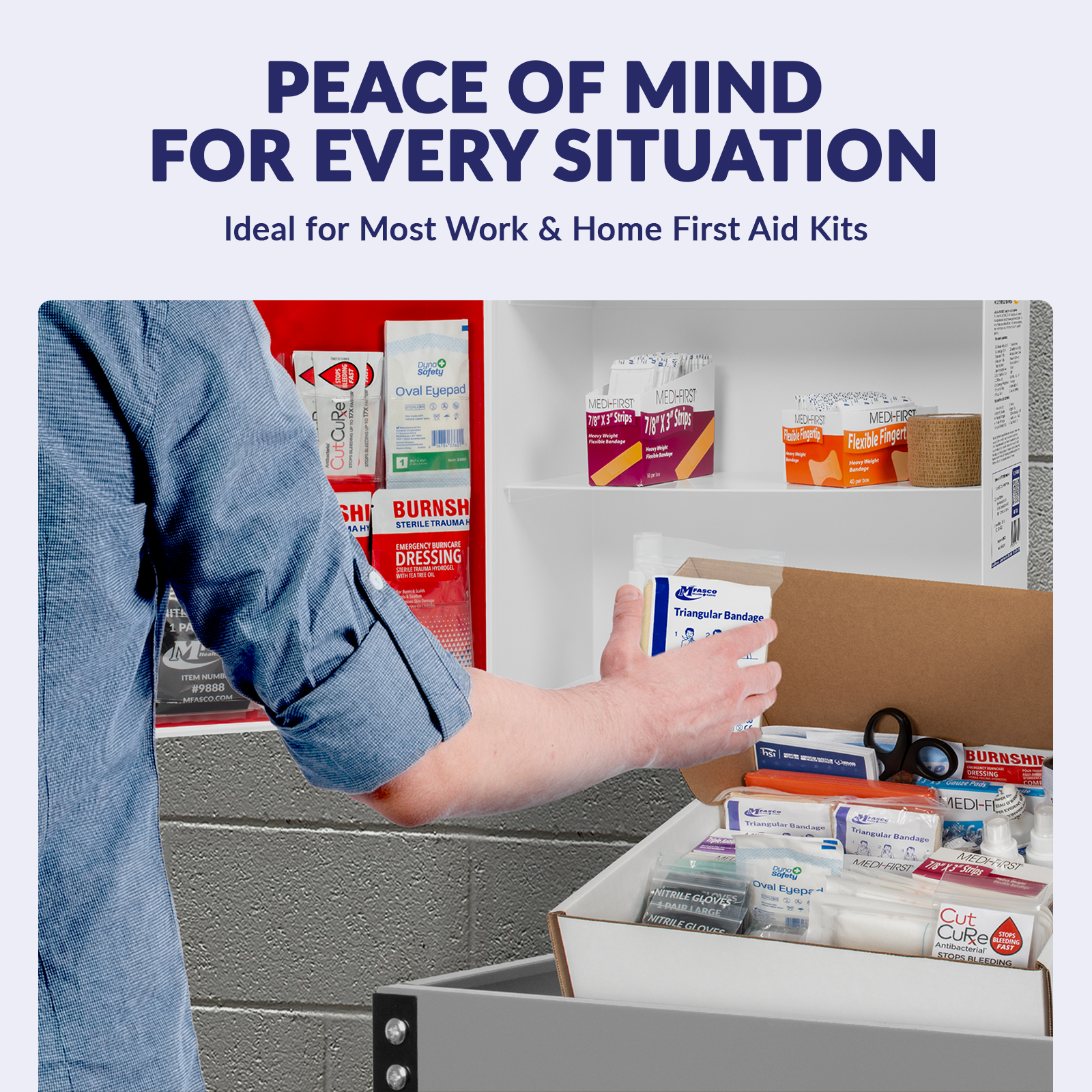 OSHA/ANSI 2021 Class B Essentials Aid Kit Refill 161 Piece