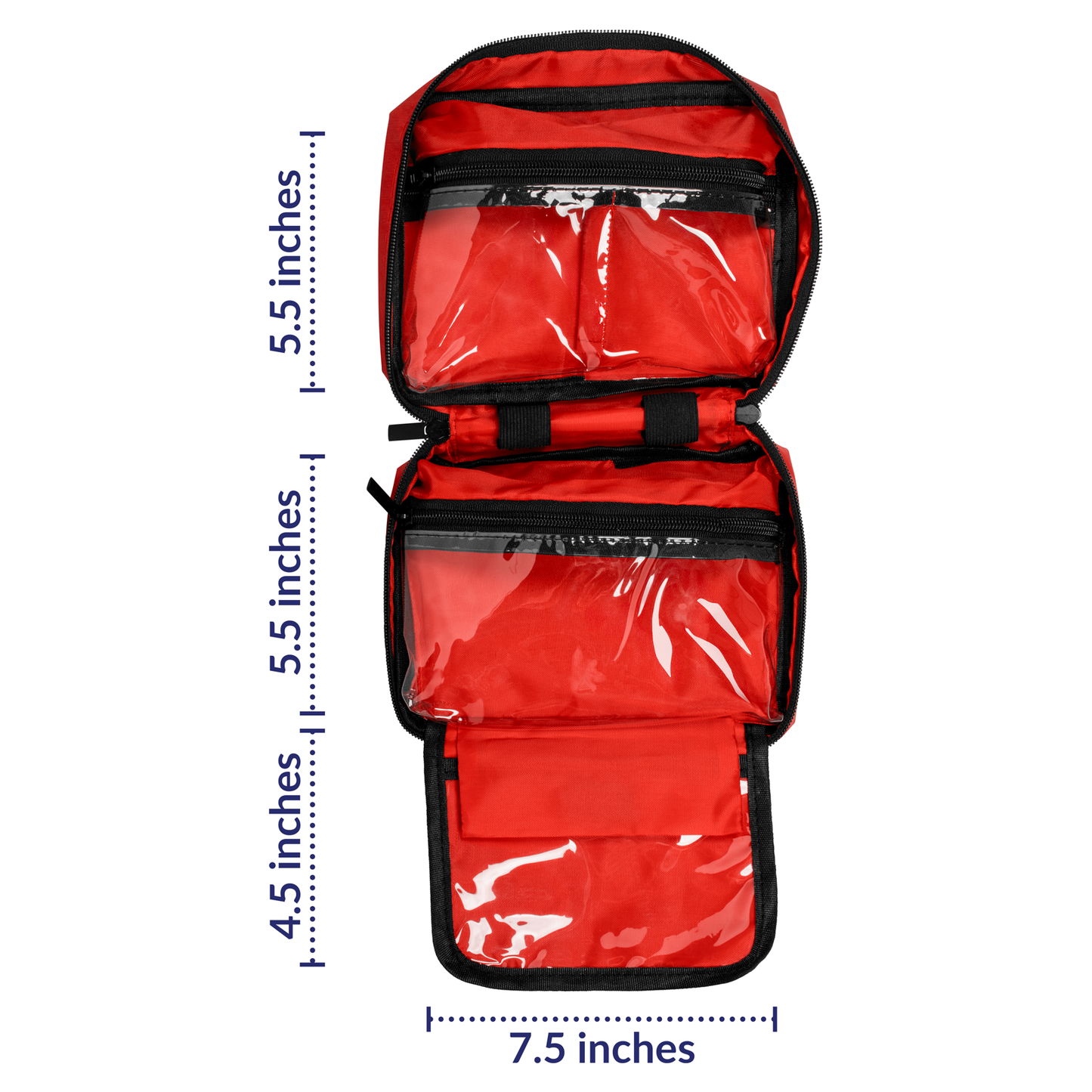 First Aid Pouch Empty Clear Zipper Pouches With Handles
