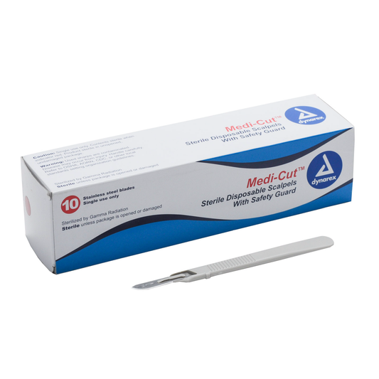 Scalpel Medi-Cut Disposable #10 Sterile (10/Bx)