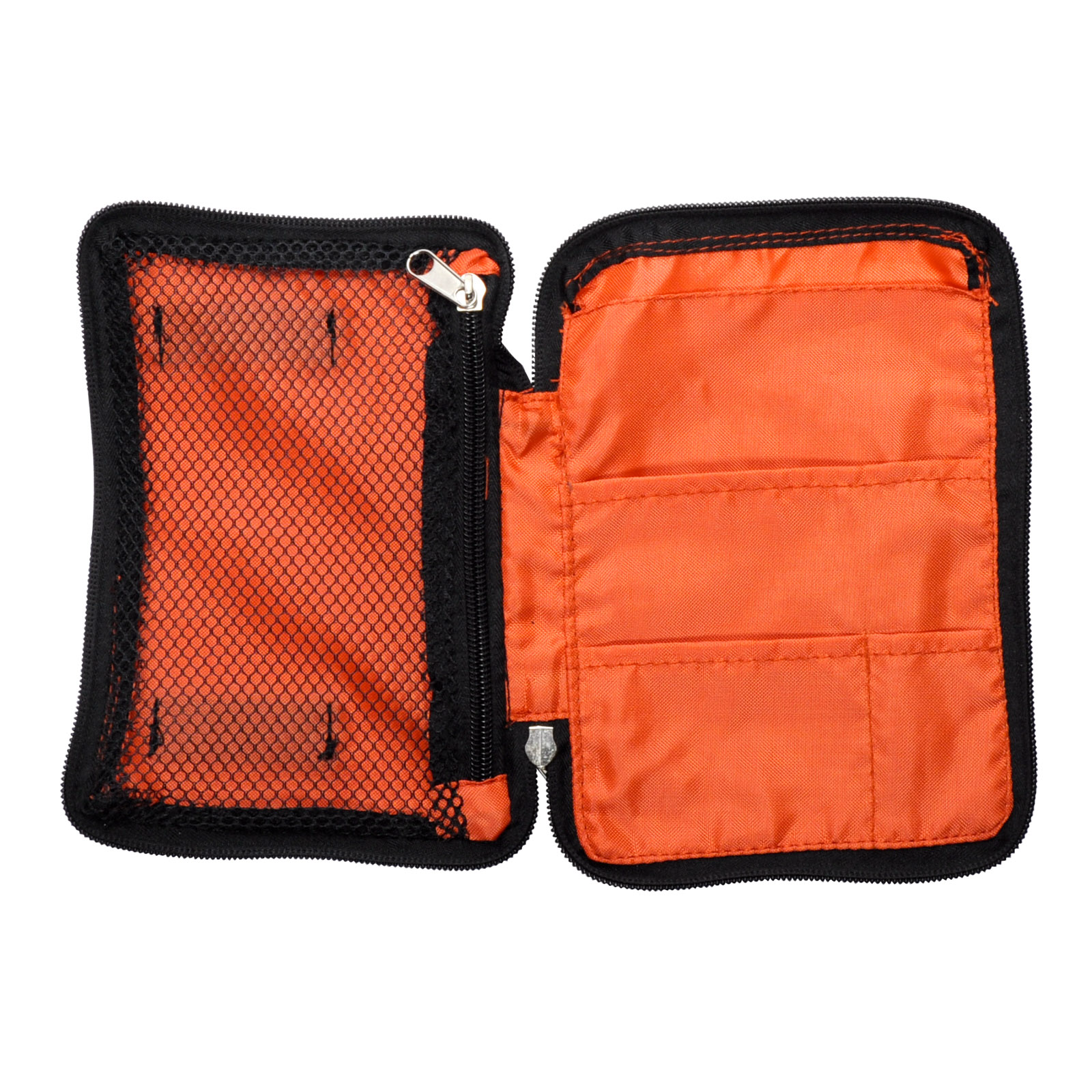 First Aid Bag Empty Orange Small With Slots