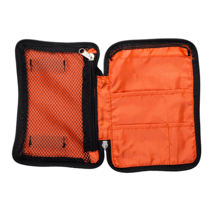 First Aid Bag Empty Orange Small With Slots