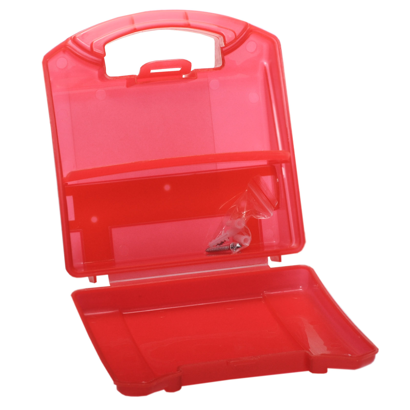 Empty Plastic First Aid Kit 10 Person Size