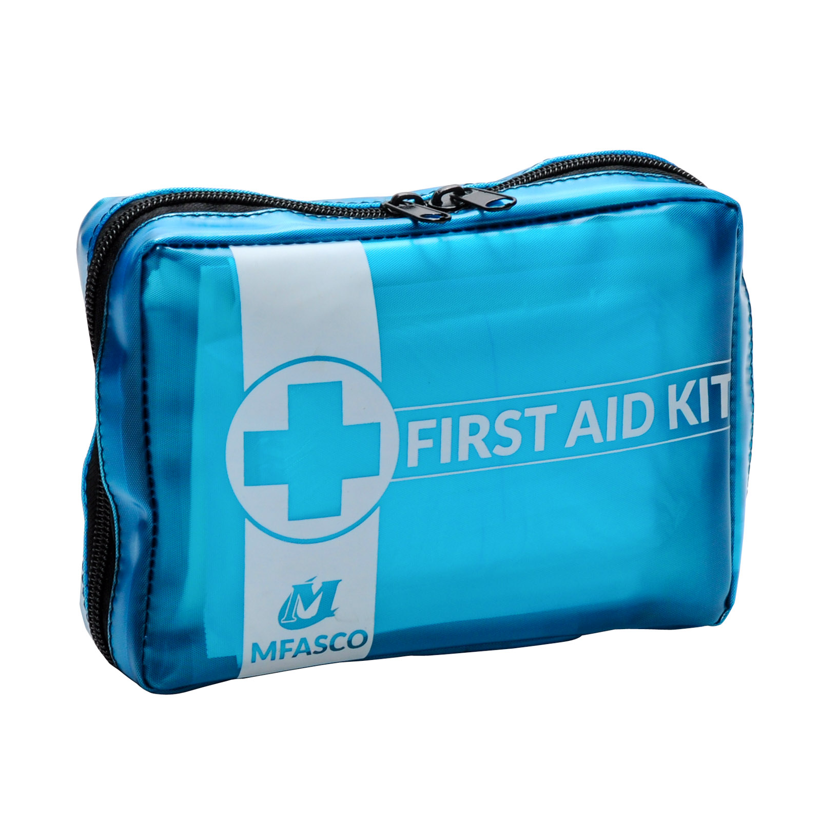 First Aid Kit 70 Piece Blue Transparent MFA