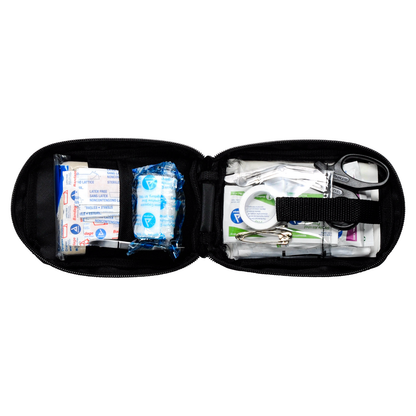 Personal First Aid Kit Black Canvas Case MFASCO
