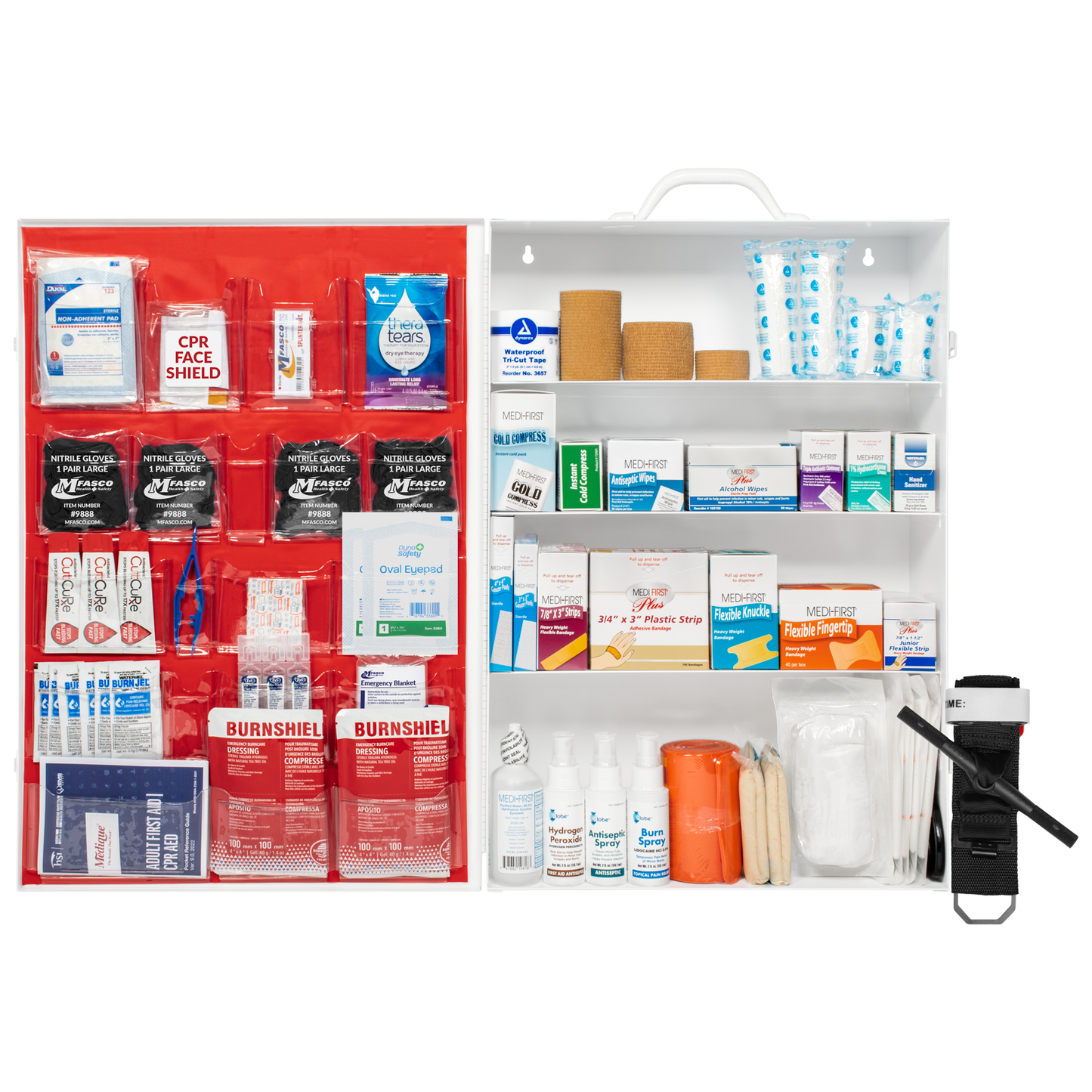 4 Shelf First Aid Kit Osha Fill W/Logo No Medications