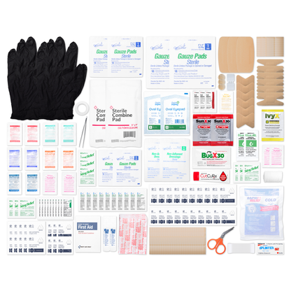 Home Auto & Outdoor First Aid Kit 230 Piece EVA Case