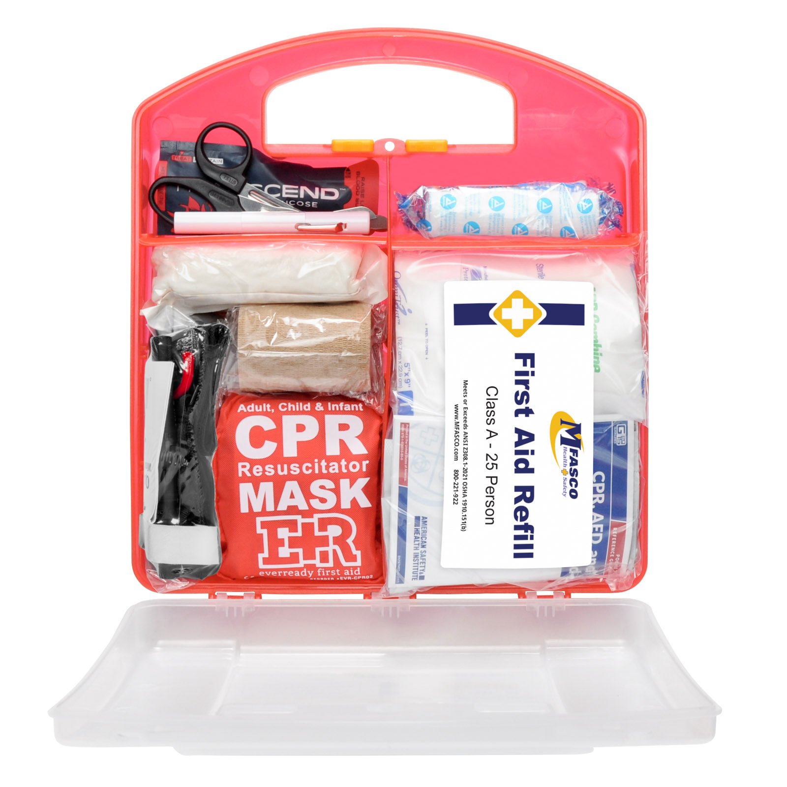 Emergency First Aid Kit Combo Plastic Case