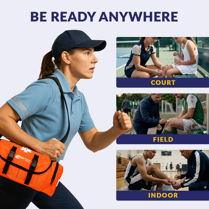 Coaches First Aid Kit Orange Bag