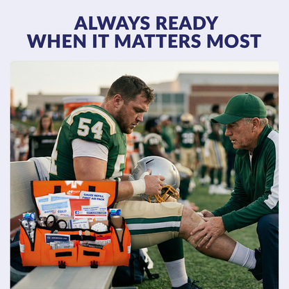Coaches First Aid Kit Orange Bag