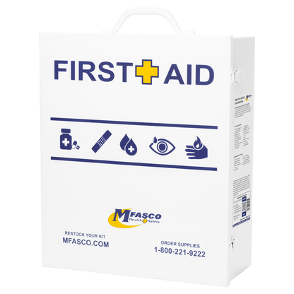 3 Shelf First Aid Kit Osha Fill with Medication & Logo