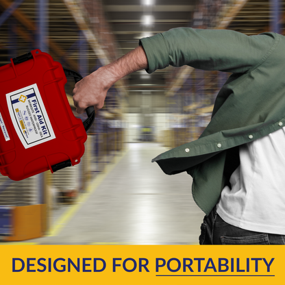Worksite Waterproof/Rugged OSHA First Aid Kit Class A