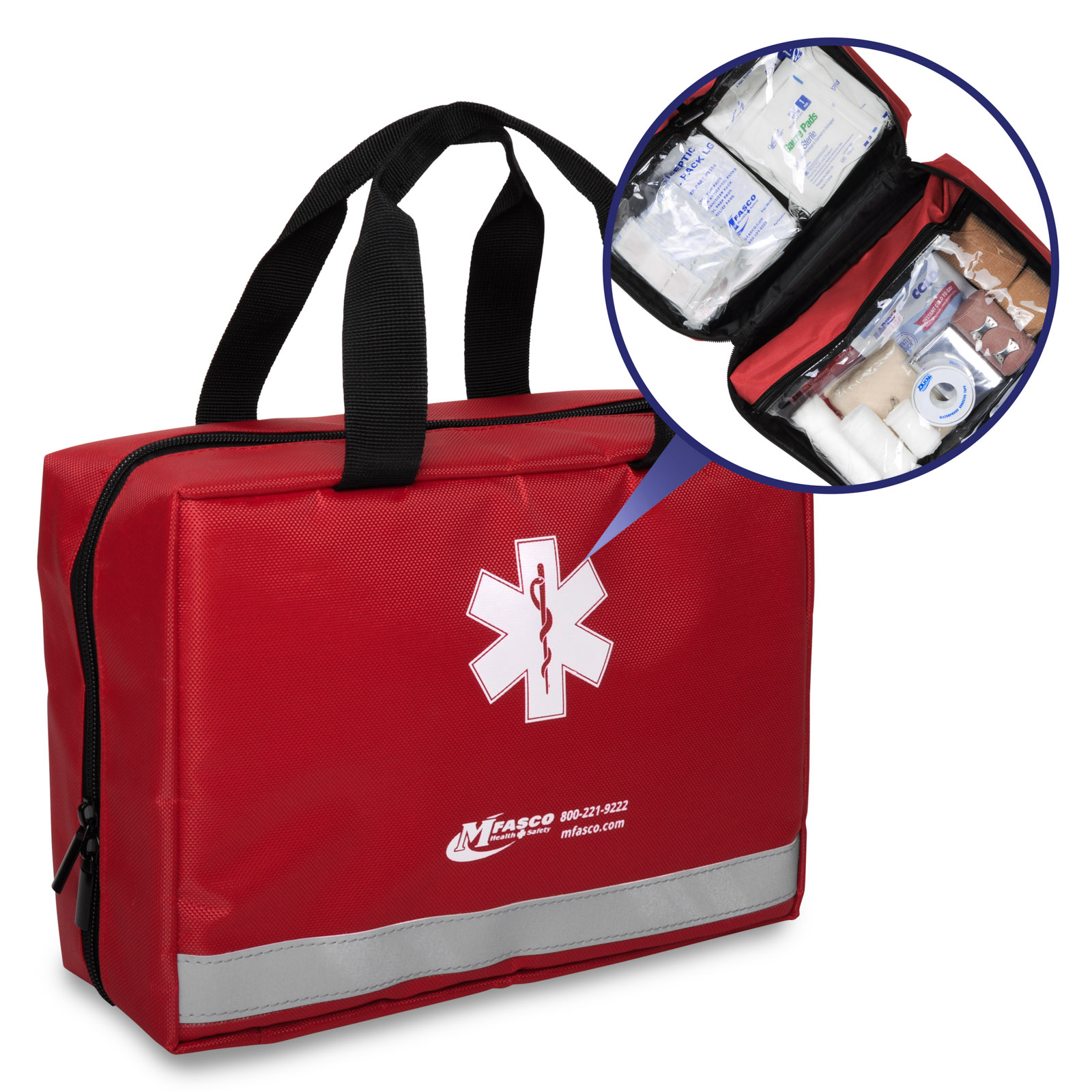 Ready Rip First Aid Rapid Response First Aid Kit Red Bag | MFASCO Health & Safety