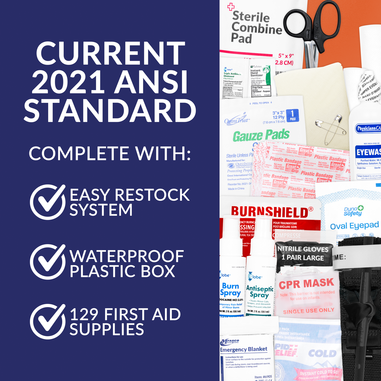 First Aid Kit Class B Plastic