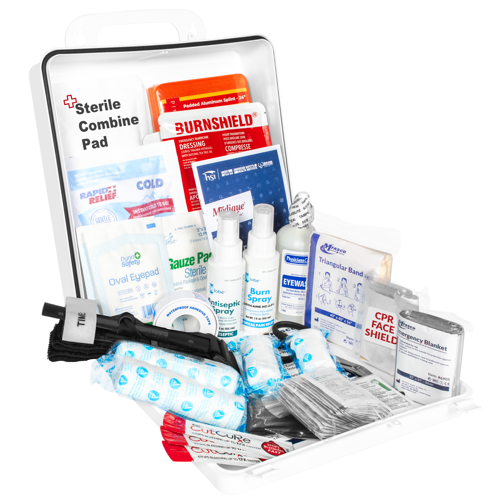 First Aid Kit OSHA Class B in Plastic Case | MFASCO Health & Safety