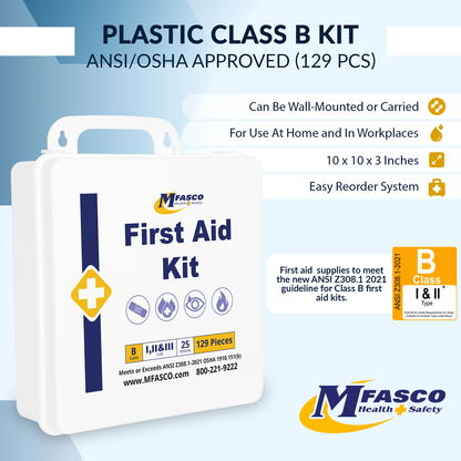 First Aid Kit Class B Plastic