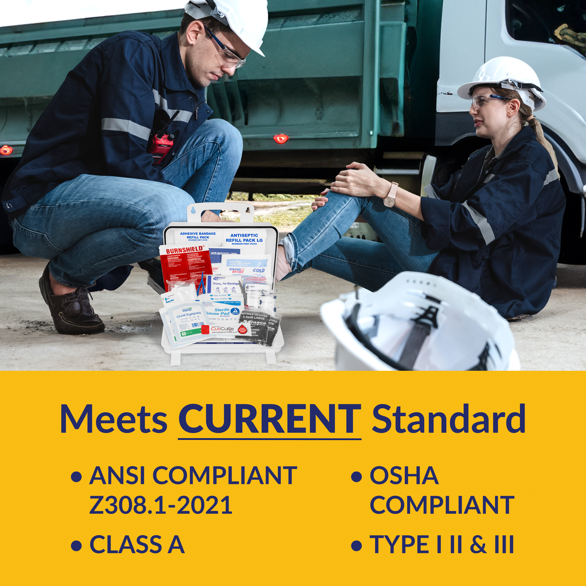 First aid Kit Plastic Class A Fill