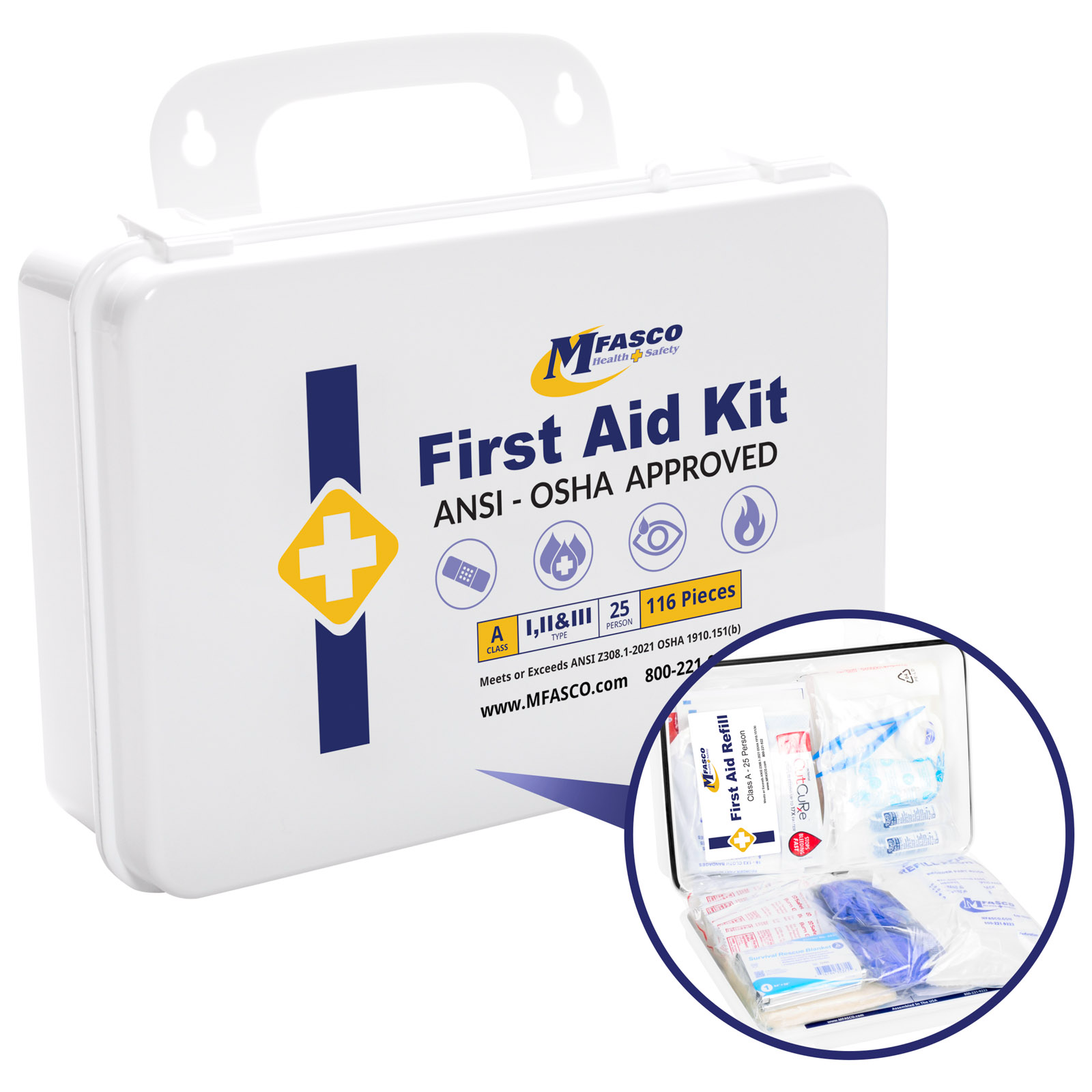 First aid Kit Plastic Class A Fill