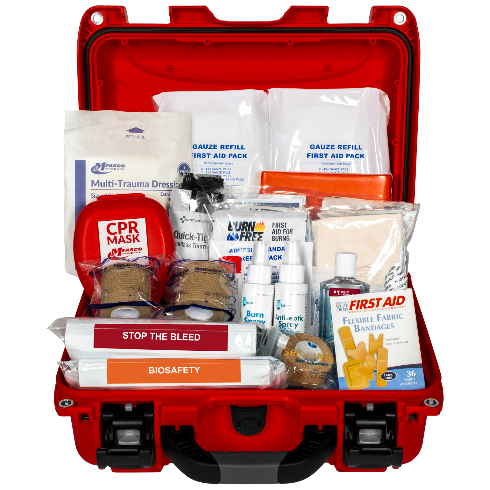 OSHA Compliance First Aid Kit Rugged Case