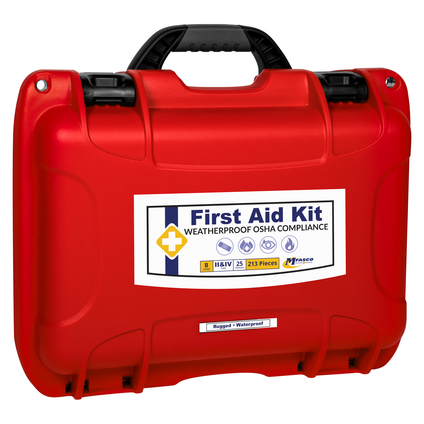 OSHA Compliance First Aid Kit Rugged Case