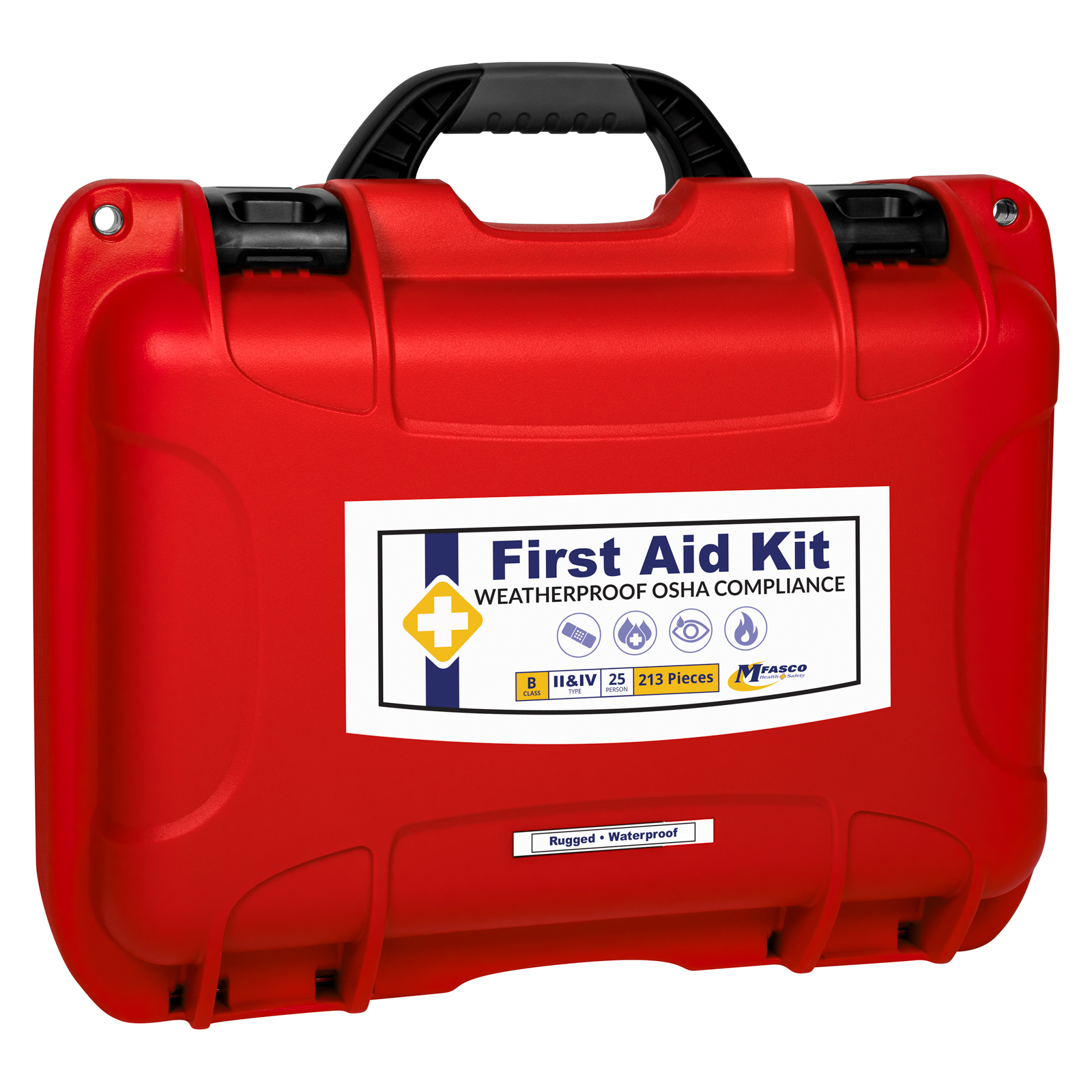OSHA Compliance First Aid Kit Rugged Case