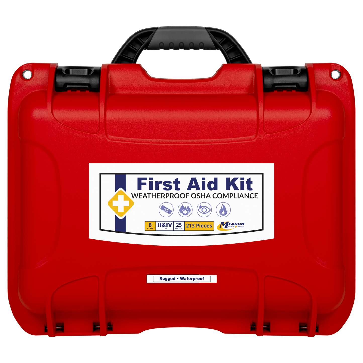 OSHA Compliance First Aid Kit Rugged Case