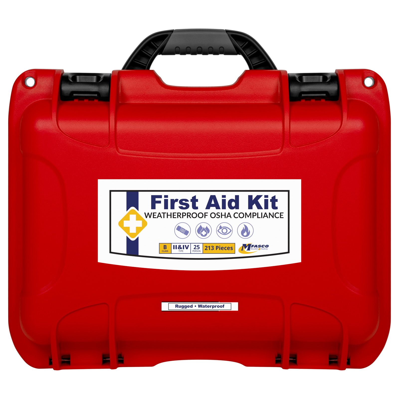 OSHA Compliance First Aid Kit Rugged Case