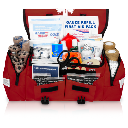 Sports First Aid Kit Indoor Play Red Bag