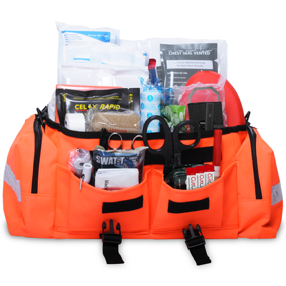 Advanced Emergency Medical Kit Orange Bag