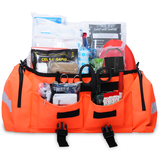 Advanced Emergency Medical Kit Orange Bag