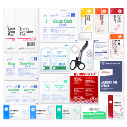 OSHA Class A Plus First Aid Kit Metal Kit #24