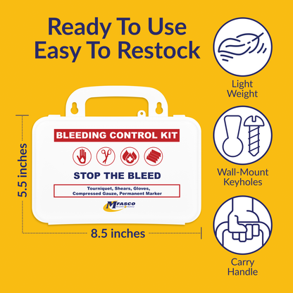 Stop The Bleed Kit Basic Plastic Case