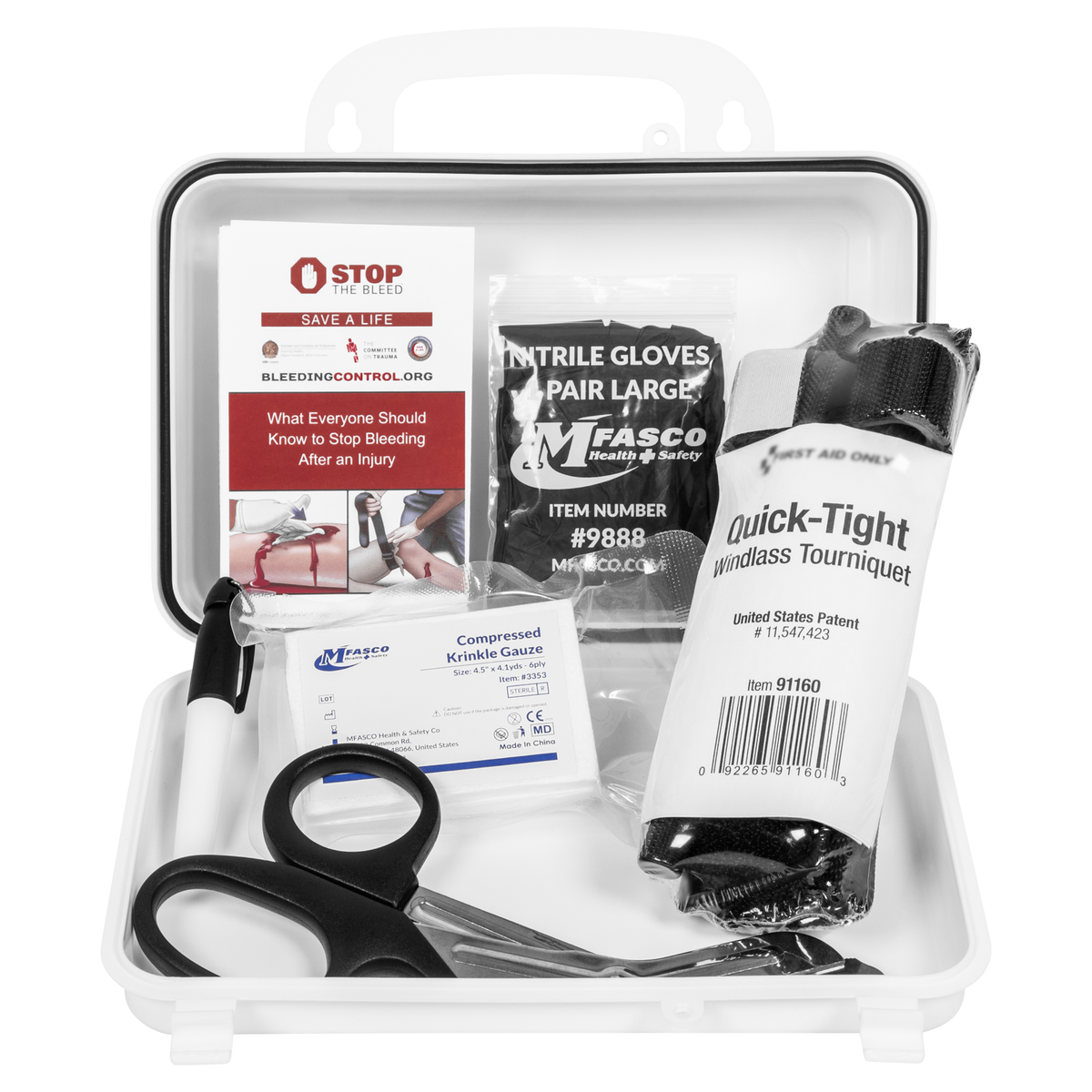 Stop The Bleed Kit Basic Plastic Case