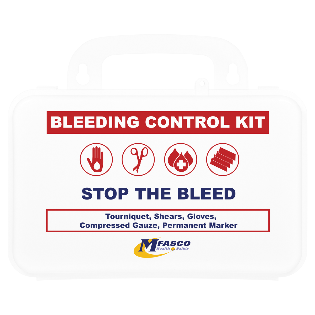 Stop The Bleed Kit Basic Plastic Case